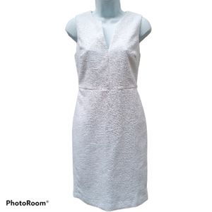 Anne Taylor White Shift Dress Size 0
